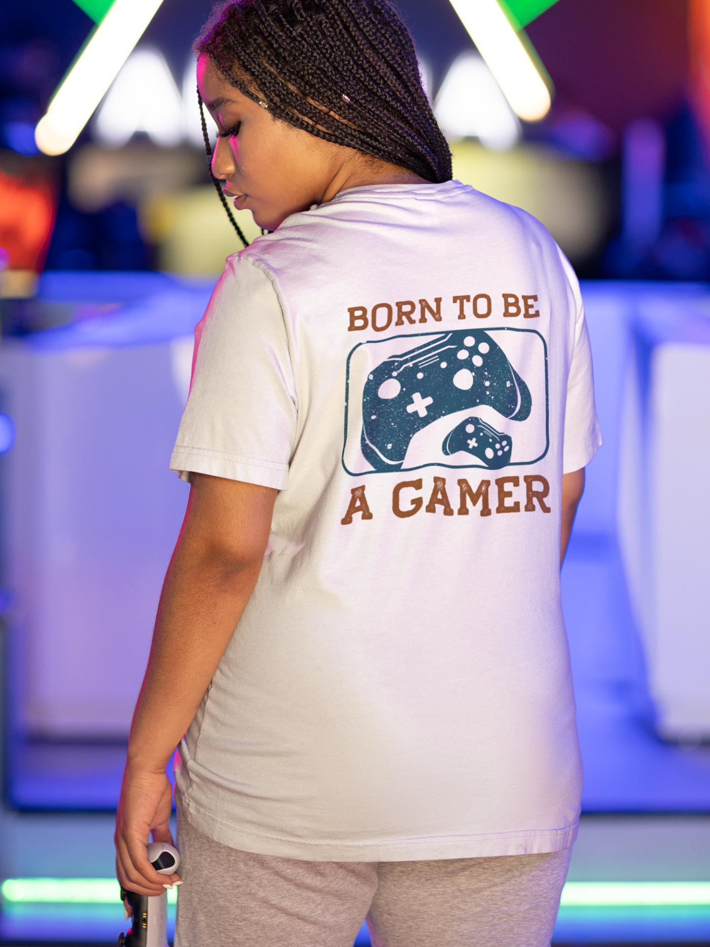 Remera Born to be a gamer