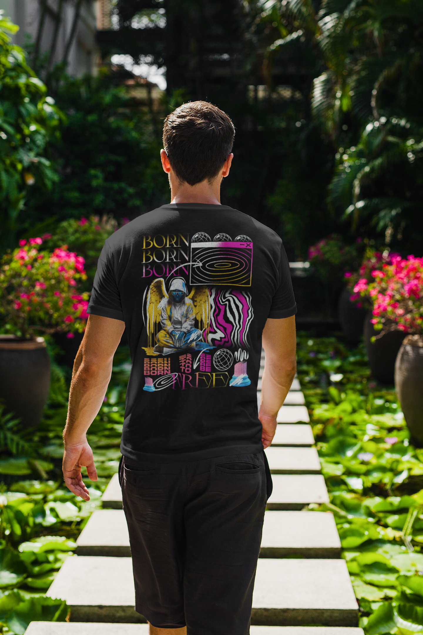 Remera Born to be free