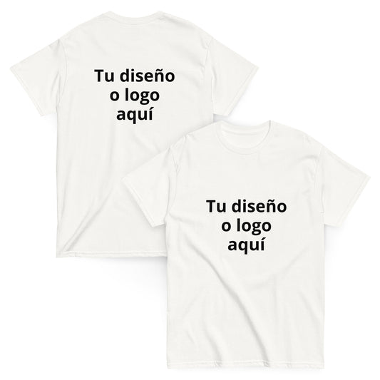 Remera personalizada frente y espalda