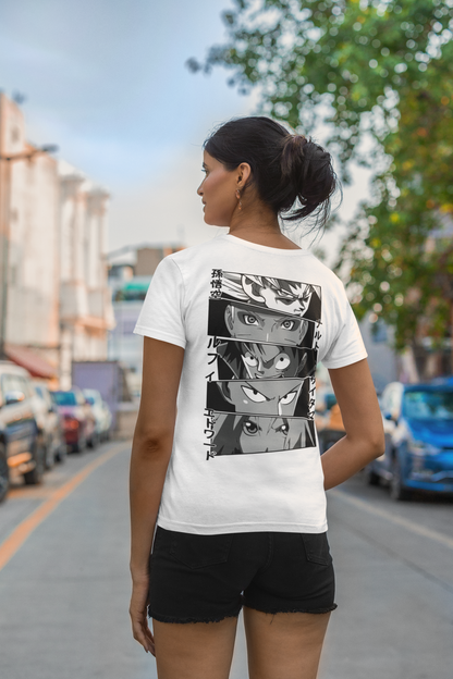 Remera Anime Crossover