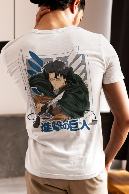 Remera Ataque a los titanes - Levi