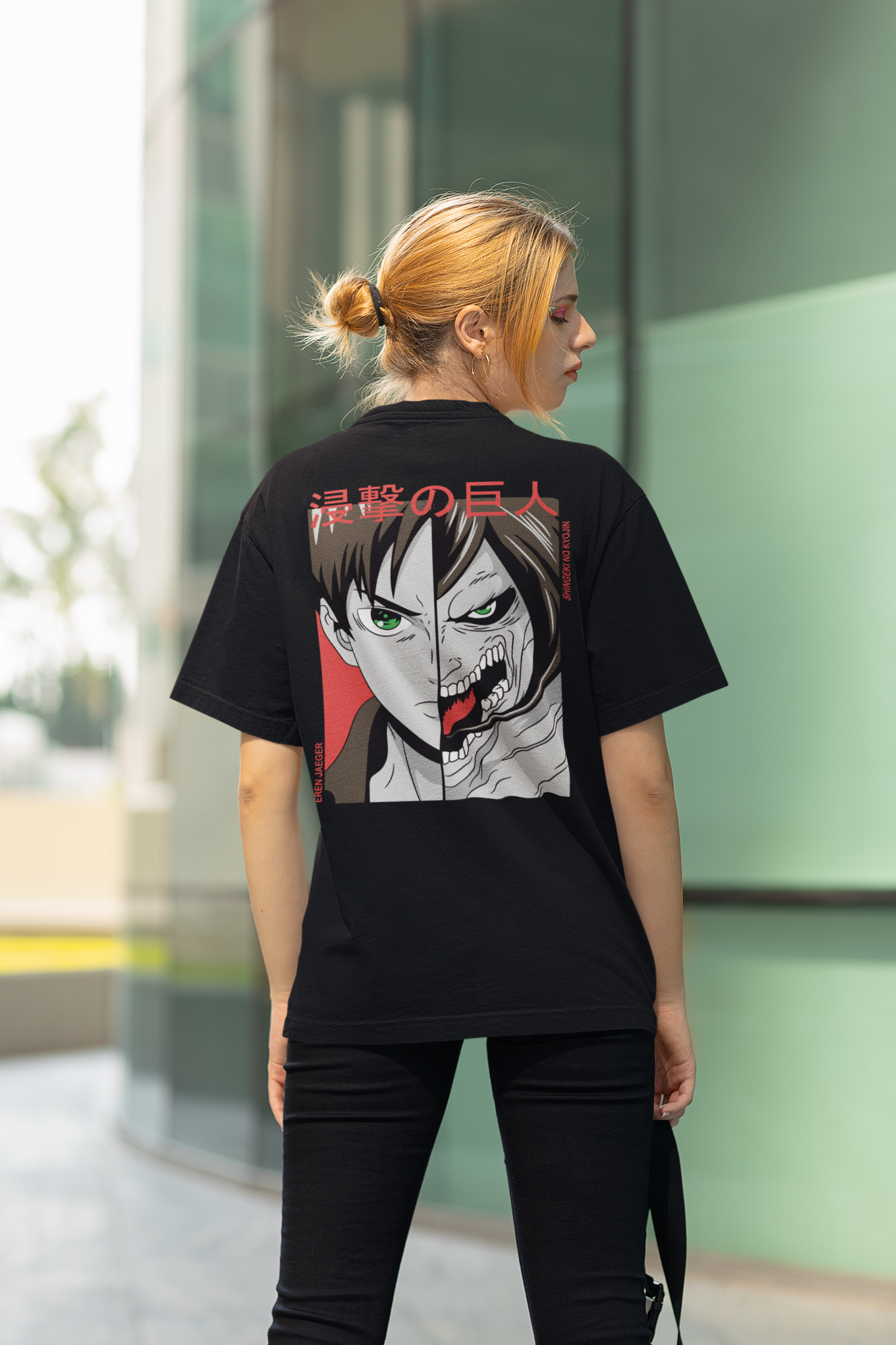 Remera Ataque a los titanes - Eren Yeager