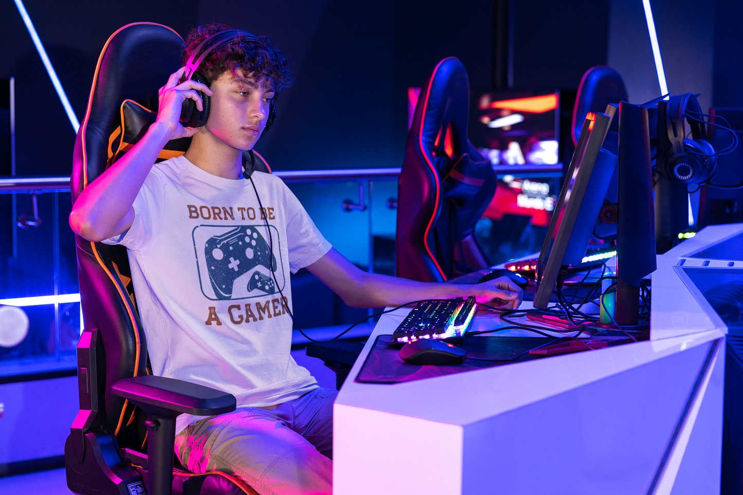 Remera Born to be a gamer