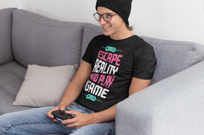Remera Escape reality and play game