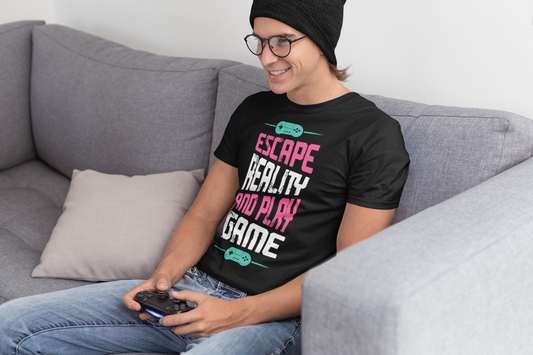 Remera Escape reality and play game