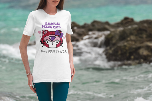 Remera Samurai pizza cats