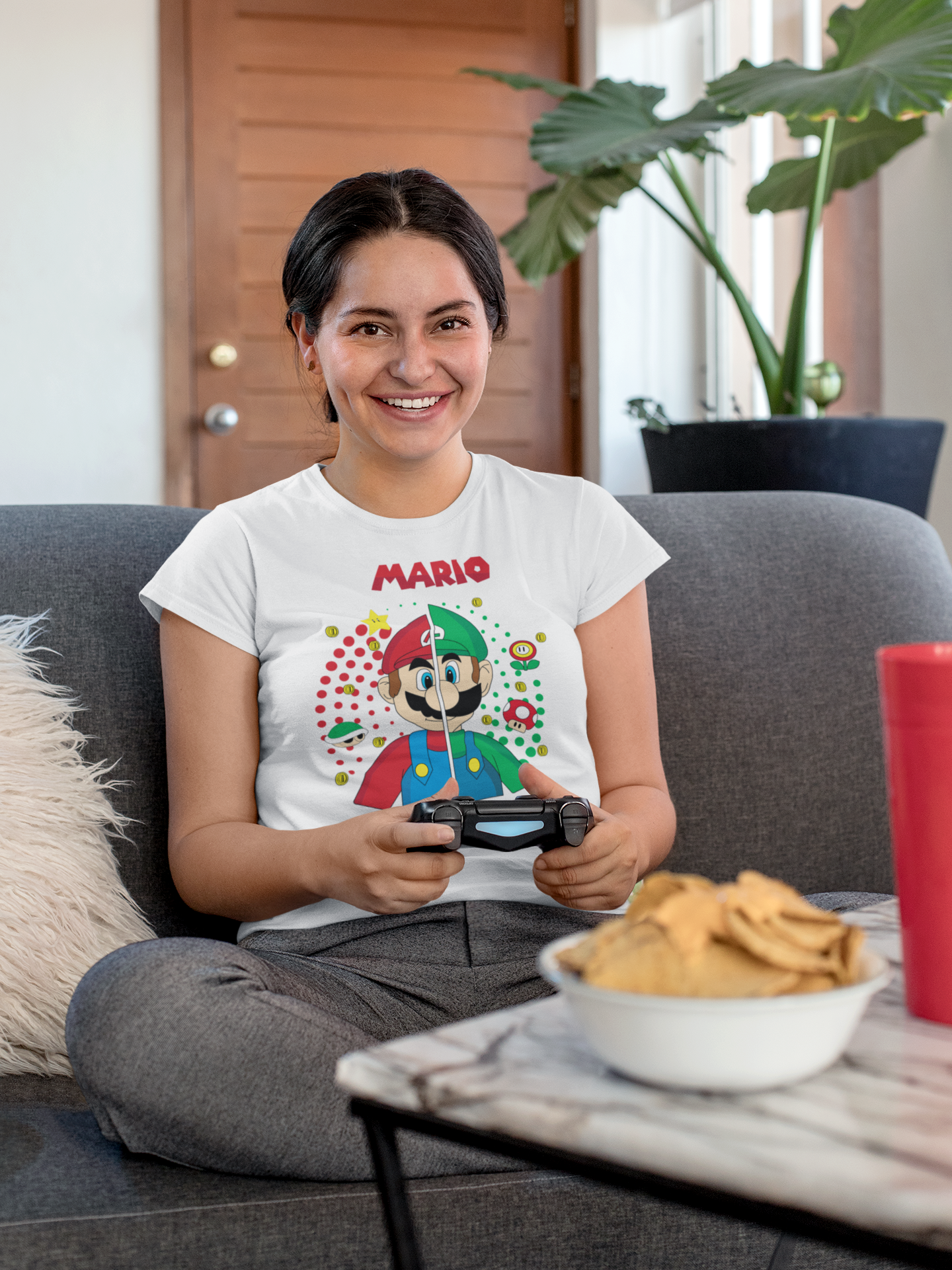 Remera Mario-Luigi