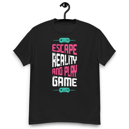 Remera Escape reality and play game