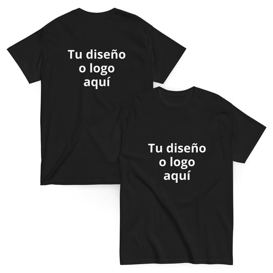 Remera personalizada frente y espalda
