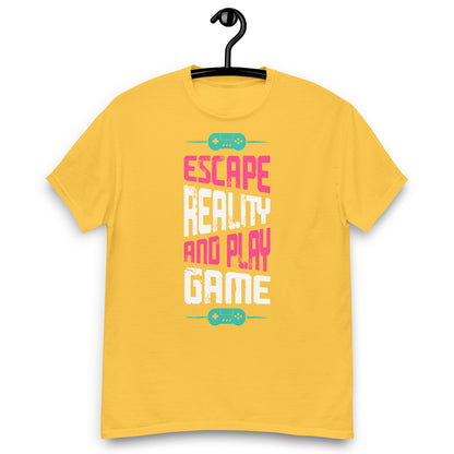 Remera Escape reality and play game