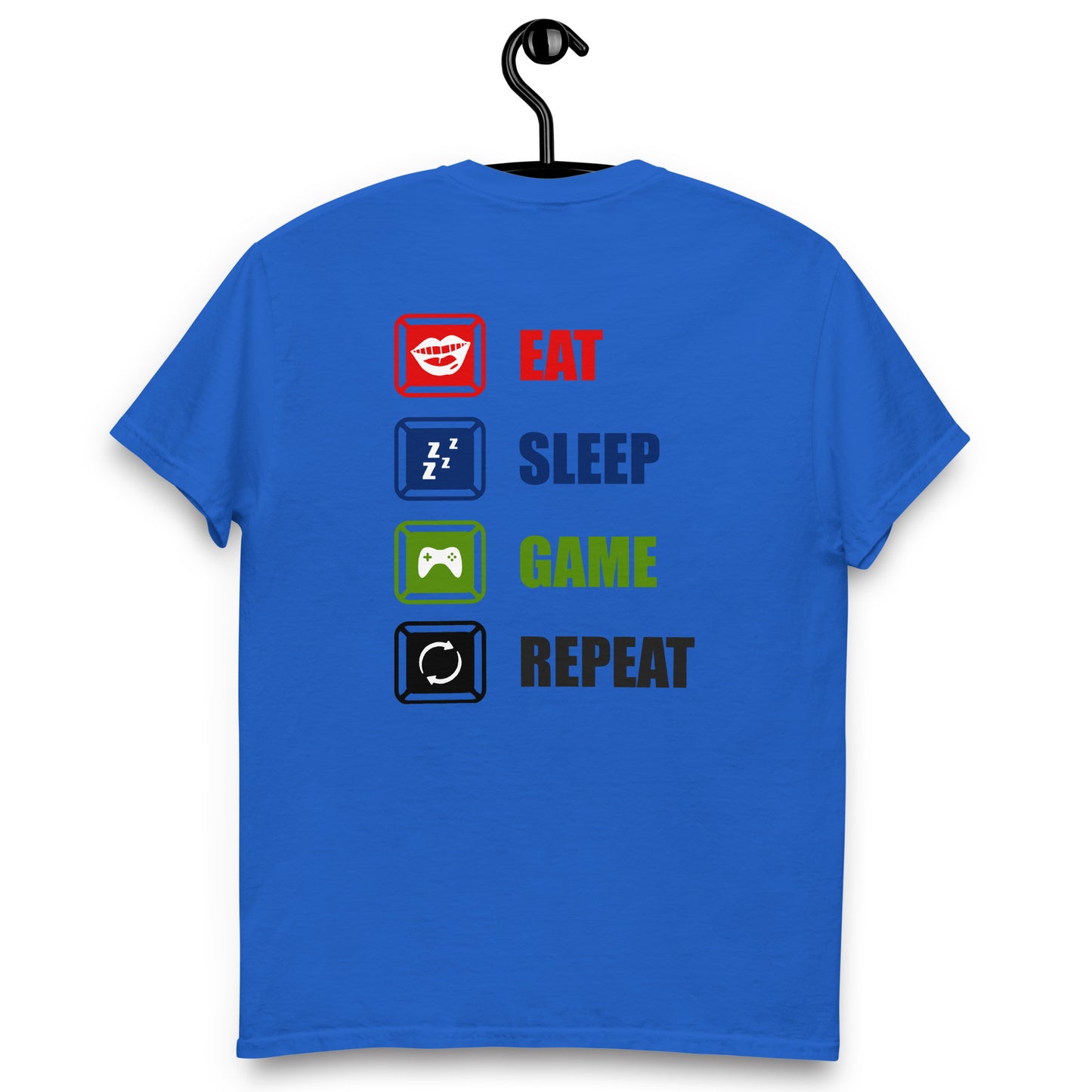 Remera Eat Sleep Game Repeat