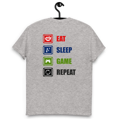 Remera Eat Sleep Game Repeat