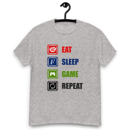 Remera Eat Sleep Game Repeat