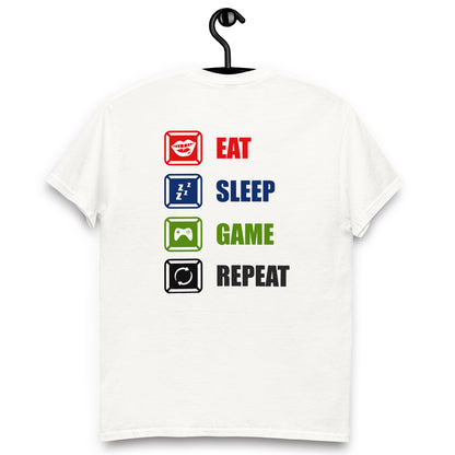 Remera Eat Sleep Game Repeat