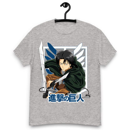 Remera Ataque a los titanes - Levi