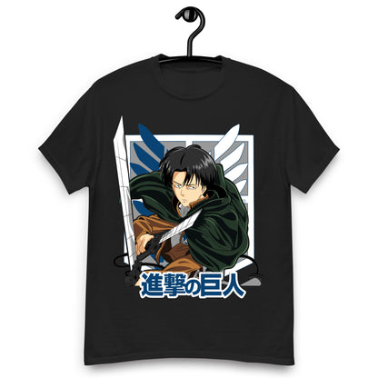 Remera Ataque a los titanes - Levi