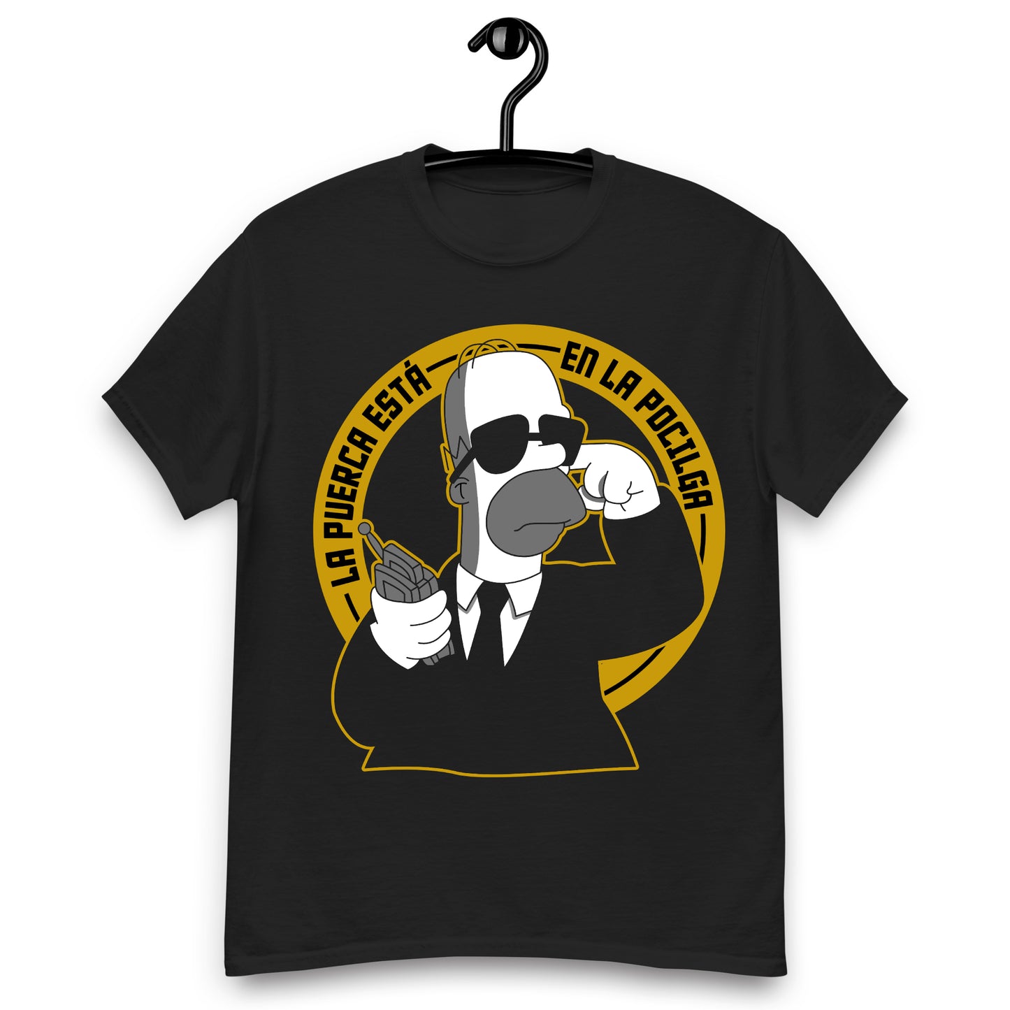 Remera La puerca esta en la pocilga